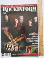 Rockinform magazin 06/9 Ossian Slayer Piramis Motorhead Tool Billy Idol Satriani Omen Varga Miklós M