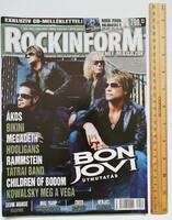 Rockinform magazin 09/12 Bon Jovi Kowalsky Rammstein Megadeth Creed Bikini Hooligans Ákos Bodom