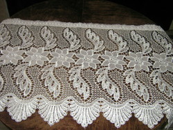 Beautiful vintage lace stained glass curtain