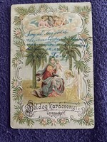 Dombornyomott lithó képeslap 1903-ból nagyon jó állapotban.