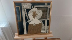 (K) 2 Saxon Ender prints with 42x43 cm frame