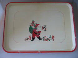Retro Santa melamine tray with sezzatini mark