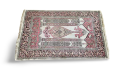 Cashmere 100% silk carpet 200x120cm