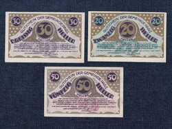 Austria 3-piece emergency money set 1920 (id77695)