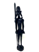 Woodcut depicting an African warrior - cz