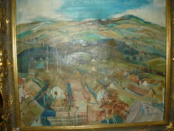 A painting by Jenő Filep Vadadi.