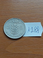 Belgium belgique 5 francs 1950 1288.