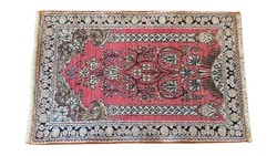 SZ1029 Kasmiri 100% selyemszőnyeg 95x61cm