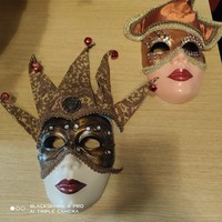 Beautiful plaster Venetian mask