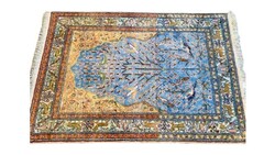 SZ1116 Kayseri 100% selyem madaras-életfás szőnyeg 185x120 cm
