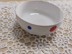 Granite polka dot bowl