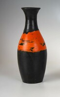Gorka Lívia - Fekete-narancs váza (G35)