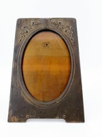 Antique ges, gesch art nouveau copper photo holder, 20 cm