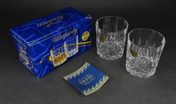 1N219 Rhapsody olasz whiskys ólomkristály pohár pár dobozában