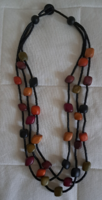 3-row fun necklace 82 cm
