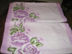 Beautiful vintage rose towel