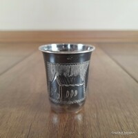 Antik orosz ezüst kupica, pohár