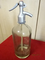 Retro soda bottle, total height 31.5 cm. Jokai.