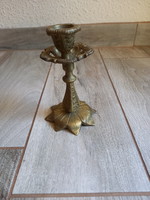 Wonderful antique copper candle holder (14.3x9 cm)