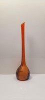 Long neck mid-century blown glass design vase - 51128