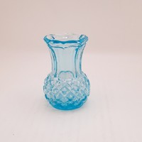 Small blue vase, 8 cm