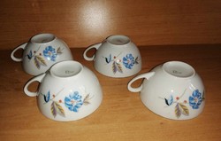 Budapest Drasche porcelán teáscsésze 4 db egyben (3/K)