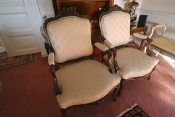 1890 French armchairs