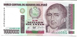 1000000 intis 1990 Peru Kiváló