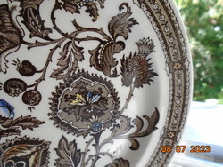 Neoreneszánsz JACOBEAN mintával polikróm tányér az angol Ridgway cégtől 20,3 cm