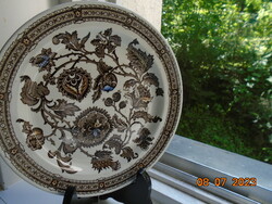 Neoreneszánsz JACOBEAN mintával polikróm tányér az angol Ridgway cégtől 20,3 cm