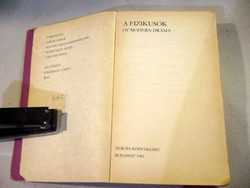 A FIZIKUSOK - ÖT MODERN DRÁMA -KÖNYV 1982