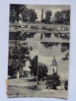 Régi postatiszta képeslap: Hánta (Kisbér), 1958