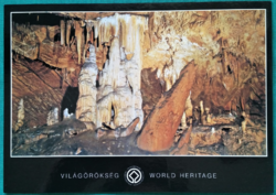 Aggtelek, Baradla barlang, Vöröstói-szakasz, postatiszta képeslap