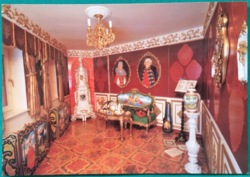 Eger, Kopcsik Marcipánia: Barokk szoba, postatiszta képeslap