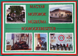 Magyar Motorok Múzeuma, Bodrogkeresztúr, postatiszta képeslap