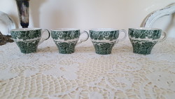 English woods ware faience cups 4 pcs.