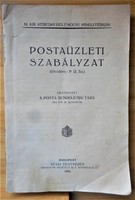 100 éves Postaüzleti Szabályzat (PÜSz 1925)