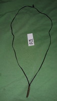 Fashionable metal pendant with handmade leather chain 70 cm long necklaces according to the pictures ny15