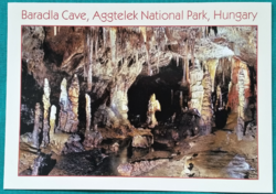 Aggtelek, Nemzeti Park, Baradla barlang, postatiszta képeslap