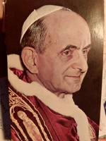 RITKA! LIFE magazin 1965. és  VI. Pál pápa képeslapon, eredeti bélyeggel, vatikáni bélyegzővel