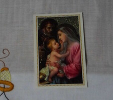Karácsonyi szentkép 3.: kis Jézus, Szent Család (Katolikus Egyház)