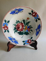 Antique hard ceramic plate 22.5 Cm