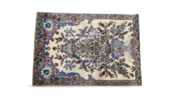 Cashmere silk carpet 100x63 cm