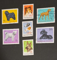 1967.    Magyarországi kutyafajták (II) bélyeg sor A/9/5