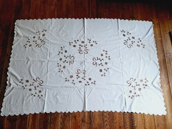 Large white tablecloth, 220 x 145 cm