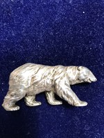 Silver, solid marked 925 bear figure 71.9 g, size 6.5 cmx 3 cm