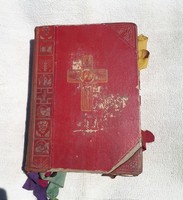 Missal book (1954) leather bound, sold in Latin.