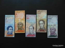Venezuela 5 bolivar lot! Nice crisp banknotes