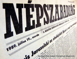 1987 október 19  /  NÉPSZABADSÁG  /  Ajándékba :-) Eredeti újság Ssz.:  19818