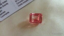 2.15 ct Padparadscha .Tanúsítvánnyal